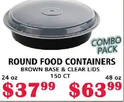 MVR Cash & Carry ROUND FOOD CONTAINERS offer