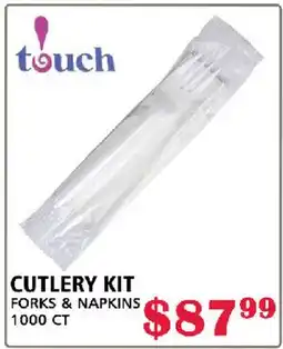 MVR Cash & Carry CUTLERY KIT FORKS & NAPKINS offer