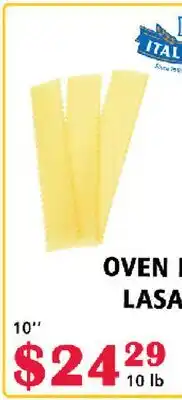 MVR Cash & Carry OVEN DRIED LASAGNA offer