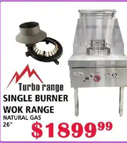 MVR Cash & Carry SINGLE BURNER WOK RANGE offer