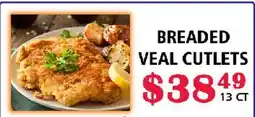 MVR Cash & Carry BREADED VEAL CUTLETS offer