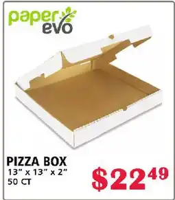 MVR Cash & Carry PIZZA BOX offer