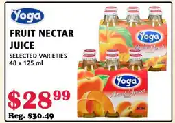 MVR Cash & Carry Yoga FRUIT NECTAR JUICE offer