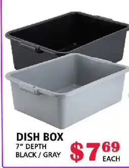 MVR Cash & Carry DISH BOX offer