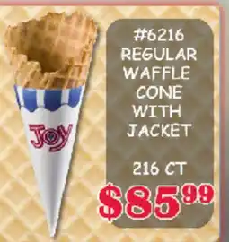 MVR Cash & Carry 6216 REGULAR WAFFLE CONE WITH JACKET offer