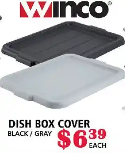 MVR Cash & Carry WINCO DISH BOX COVER offer