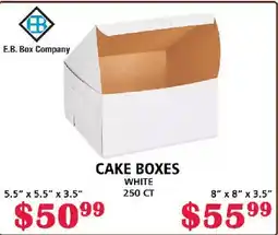MVR Cash & Carry CAKE BOXES offer