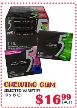 MVR Cash & Carry CHEWING GUM offer