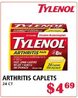 MVR Cash & Carry TYLENOL ARTHRITIS CAPLETS offer