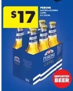 Real Canadian Liquorstore PERONI NASTRO AZZURRO CAPRI offer