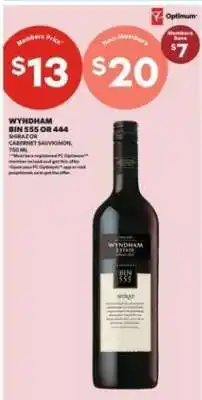 Real Canadian Liquorstore Wyndham Bin 555 or 444 offer
