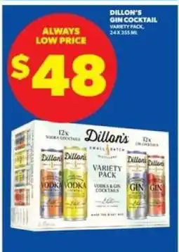 Real Canadian Liquorstore Dillon's Gin Cocktail Variety Pack offer