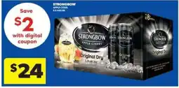 Real Canadian Liquorstore Strongbow Apple Cider offer