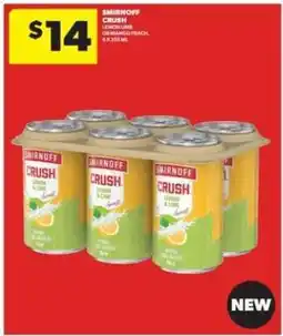 Real Canadian Liquorstore SMIRNOFF CRUSH offer