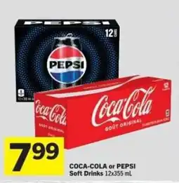 Co-op Coca-Cola or Pepsi Soft Drinks offer