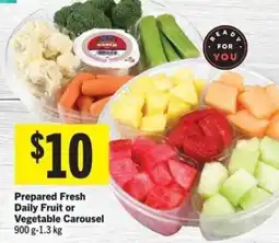 Co-op Prepared Fresh Daily Fruit or Vegetable Carousel offer