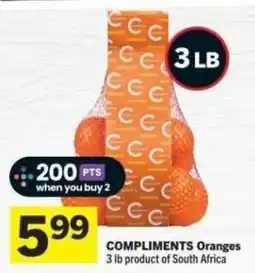 Co-op Compliments oranges offer