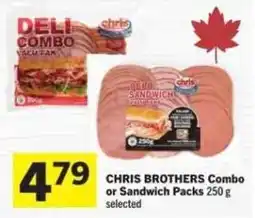 Co-op Chris brothers combo or sandwich packs offer