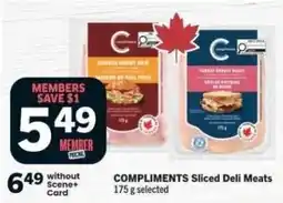 Co-op Compliments Sliced Deli Meats offer
