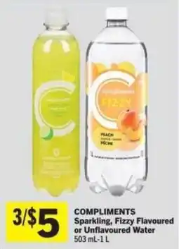 Co-op Compliments Sparkling Fizzy Flavoured or Unflavoured Water offer