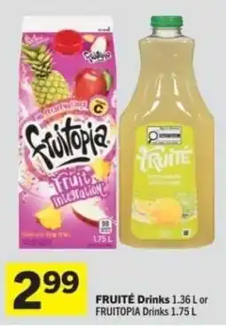 Co-op Fruité Drinks offer