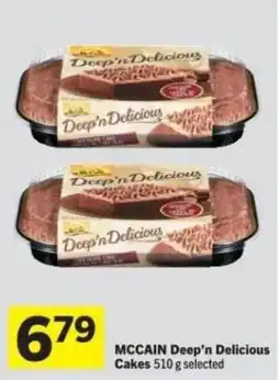 Co-op McCain Deep'n Delicious Cakes offer