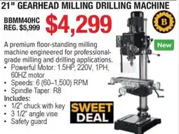 Busy Bee Tools B Gearhead milling drilling machine offer