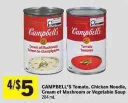 Co-op Campbell's tomato, chicken noodle, cream of mushroom or vegetable soup offer