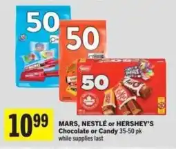 Co-op Mars, Nestle or Hershey's Chocolate or Candy offer