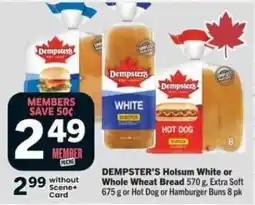 Co-op Dempster's Holsum White or Whole Wheat Bread offer