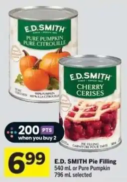 Co-op E.D. Smith pie filling offer