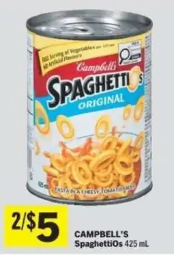 Co-op Campbell's SpaghettiOs offer