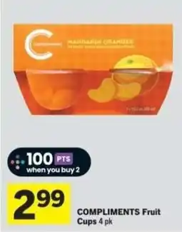 Co-op Compliments Fruit Cups offer