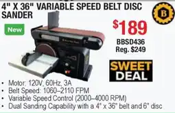 Busy Bee Tools Belt Disc Sander offer