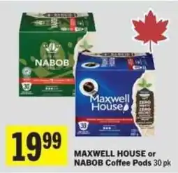 Co-op Maxwell House or Nabob Coffee Pods offer