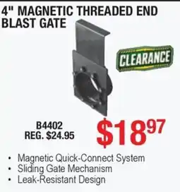 Busy Bee Tools Magnetic Threaded End Blast Gate offer
