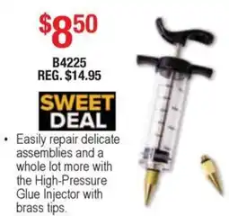 Busy Bee Tools High-Pressure Glue Injector with brass tips offer