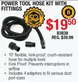 Busy Bee Tools B power tool hose kit with fittings offer