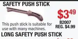 Busy Bee Tools Safety push stick offer