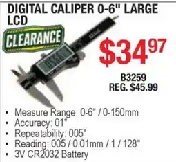 Busy Bee Tools Digital caliper 0-6" large lcd offer