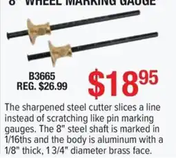 Busy Bee Tools 8" wheel marking gauge offer