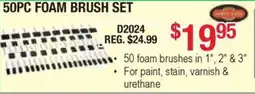 Busy Bee Tools Mud Pie 50pc foam brush set offer