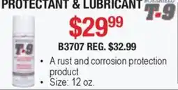 Busy Bee Tools T-9 protectant & lubricant offer