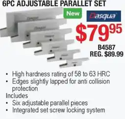 Busy Bee Tools Dasqua 6pc adjustable parallel set offer
