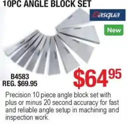Busy Bee Tools Dasqua 10pc angle block set offer