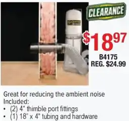 Busy Bee Tools Great Value noise reducer offer