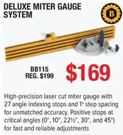 Busy Bee Tools B deluxe miter gauge system offer
