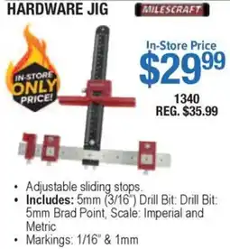 Busy Bee Tools Milescraft hardware jig offer