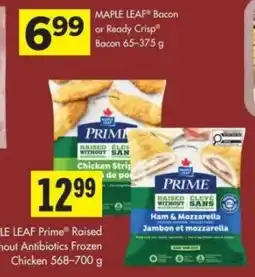 Co-op Maple Leaf bacon or ready crisp bacon offer