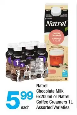 Highland Farms Natrel Chocolate Milk 6x200ml or Natrel Coffee Creamers 1L Assorted Varieties offer